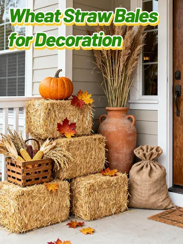 Miniatura 7 de Paja de trigo natural – 1 libra de limpieza en seco suave cubierta de mantillo para jardín, gallinero, patio, granja, mascotas, paca de paja