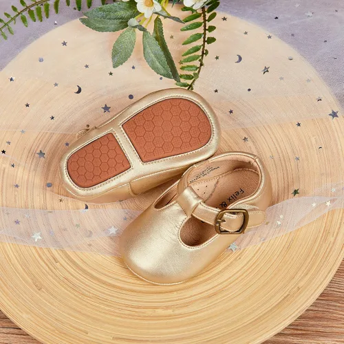 Miniatura 226 de Felix & Flora Zapatos de bebé de suela suave - Zapatos de bebé para caminar, mocasines, suela de goma, zapatos de cuna