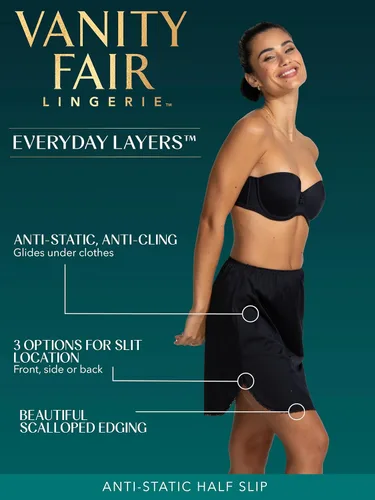 Miniatura 4 de Vanity Fair Mujeres Daywear Solutions Half Slip 11711