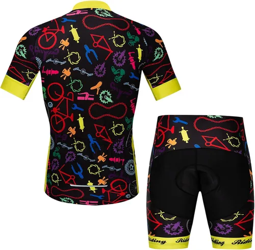 Miniatura 3 de Conjunto de pantalones cortos de ciclismo acolchados para hombre