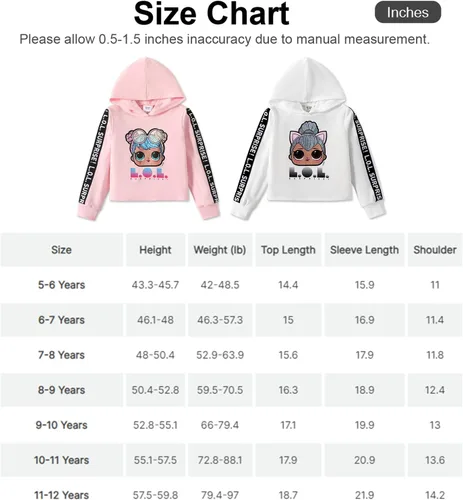 Miniatura 7 de L.O.L. Surprise! Sudadera con capucha de manga larga para niñas