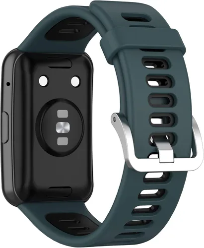 Miniatura 2 de BabyValley Compatible con Huawei Watch Fit Special Edition B39 Smart Watch, correa ajustable de dos tonos de repuesto transpirable para Huawei Watch