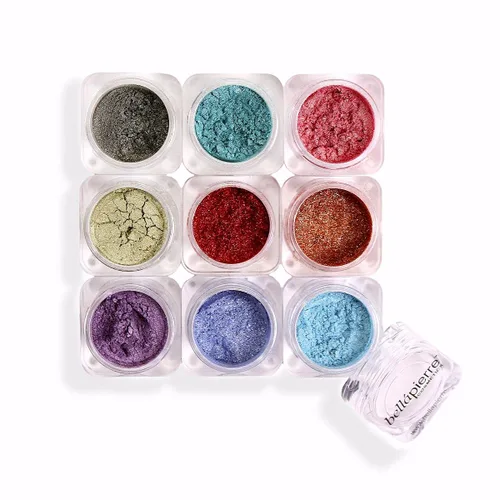 Miniatura 4 de bellapierre Shimmer Powder 9 Stack Sombra de ojos sin parabenos Maquillaje de ojos vegano y libre de crueldad – 9 unidades – Astrid