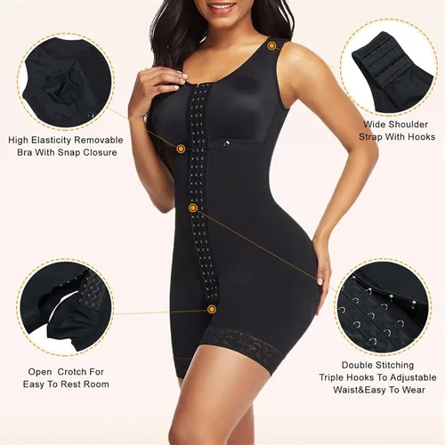 Miniatura 6 de Fajas Reductoras y Moldeadoras - Trajes de cuerpo completo para Fajas Colombianas Postparto Faja Faja Faja Colombianas Entrenador de cintura BBL