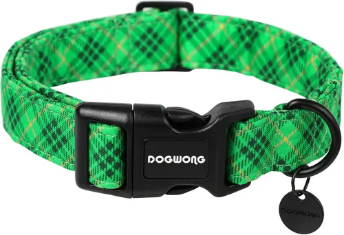 Miniatura 37 de DOGWONG Collar de perro de San Valentín, collar de perro con estampado de corazones para perros grandes, lindos collares de primavera, hembra