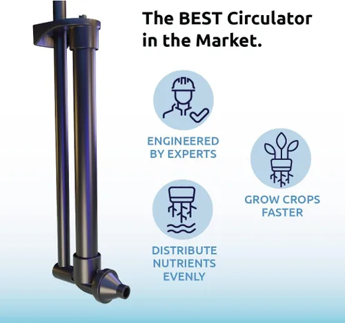 Miniatura 5 de Hydramax Home Bucket - Sistema hidropónico de cultivo de aguas profundas con bomba y circuladores de aire para cultivo en interiores de verduras