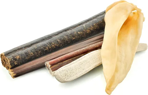 Miniatura 4 de Barkworthies Paquete variado de cachorros – 5 unidades (paquete de 1) – Rico en proteínas, totalmente natural, fácilmente digerible, alternativa