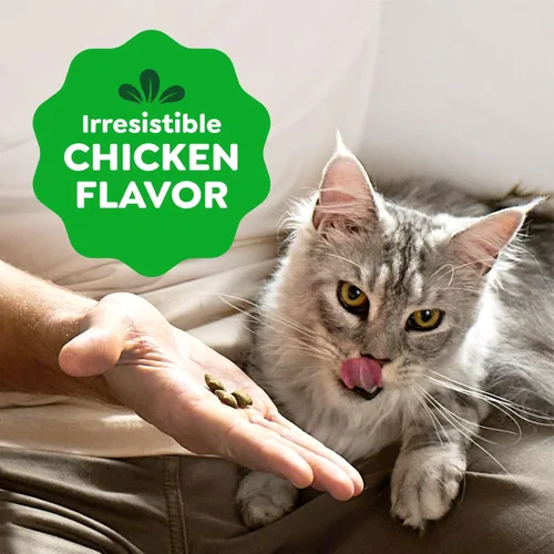 Miniatura 8 de Greenies Feline Smartbites, Receta saludable de golosinas para gatos, golosinas para gatos de interior, sabor a pollo, paquete de 2.1 onzas