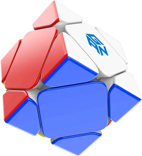 Miniatura 7 de GAN Skewb 8 imanes, cubo magnético de velocidad Gans Skewb rompecabezas cubo mágico ligero GES Pro 90° corte de esquina para niños adultos