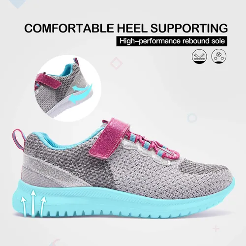 Miniatura 5 de RUNSIDE Zapatos deportivos para niños y niñas, ligeros, atléticos, para caminar, correr, tenis (bebéniño pequeñoniño grande)