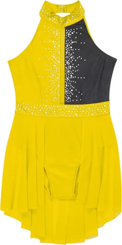 Miniatura 17 de CHICTRY Kids Girls Sparkly Rhinestone Ballet Gymnastics Leotards Modern Lyrical Dance Costume