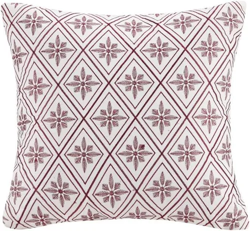Miniatura 7 de N Natori Sakura - Almohada decorativa oblonga de algodón bordada, 12 x 20 pulgadas, 12 x 20 pulgadas