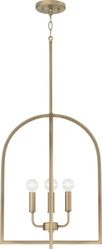 Miniatura 7 de HomePlace Lighting 548841MB Lawson - Lámpara moderna minimalista de mediados de siglo para vestíbulo, 4 luces, 240 vatios en total, 21 pulgadas