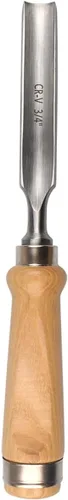 Miniatura 7 de ATOPLEE Juego de 4 cinceles de madera para carpintería, herramienta profesional de cincel de madera, gubia de carpintero CR-V, borde semicircular