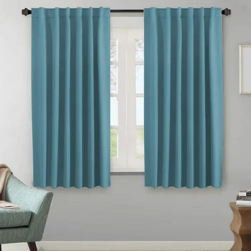 Miniatura 39 de H.VERSAILTEX Cortinas opacas con aislamiento térmico, paneles de tratamiento de ventana, cortinas opacas para oscurecer la habitación, cortinas Gris