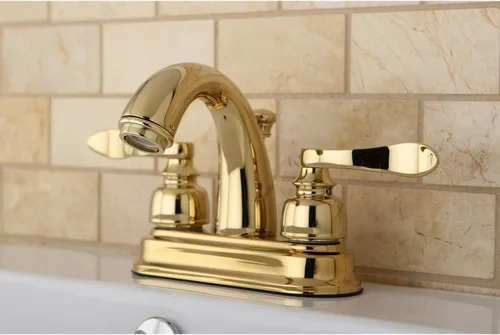 Miniatura 3 de Kingston Brass KB8611NFL - Grifo de baño central de 4 pulgadas, cromo pulido