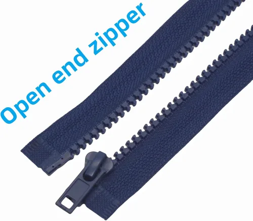 Miniatura 5 de MebuZip 2 cremalleras separadoras #5 de 16 pulgadas de plástico moldeado en resina, cremalleras a granel para coser abrigos, chaquetas y ropa