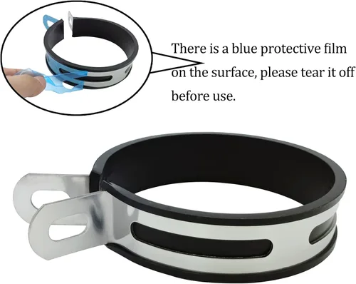 Miniatura 6 de Clip de Escape Universal Semicircular para Motocicleta Soporte Colgante de Tubería de Silenciador de Escape Soporte de Tubería de Silenciador