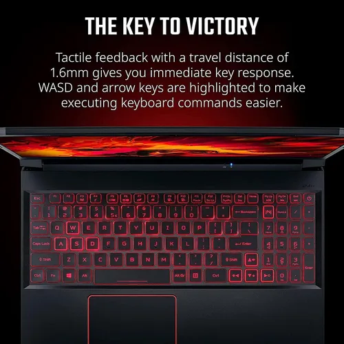 Miniatura 5 de Acer Nitro 5 2021 NVIDIA GeForce RTX 3050 Intel Core i5-10300H Pantalla IPS Full HD de 15.6 pulgadas de 144 Hz Killer Ethernet E2600 WiFi