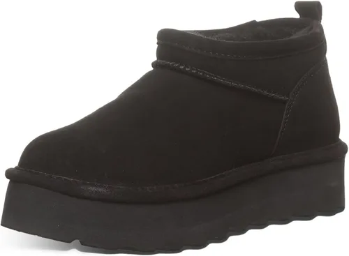 BEARPAW Botas retro súper cortas para mujer, botines para mujer, botas de meter para mujer, cómodas botas de invierno, varios colores y tamaños