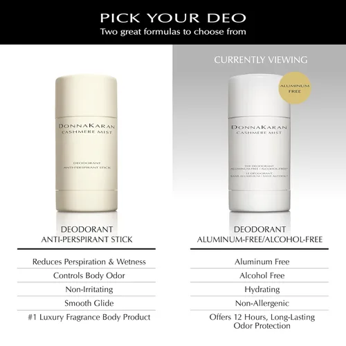 Miniatura 2 de Donna Karan Cashmere Mist Desodorante en barra sin aluminio para mujeres, 100% aluminio y sin alcohol, 1.7 onzas