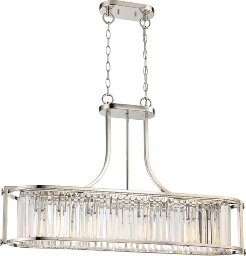Miniatura 7 de NUVO 60/5763 - Soporte semiempotrado de tres luces, 1 unidad, níquel pulido