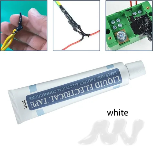 Miniatura 5 de Cinta aislante de goma adhesiva de goma aislante líquida Cinta aislante de secado rápido Buen aislamiento Cable eléctrico Pegamento para 1.0 fl oz