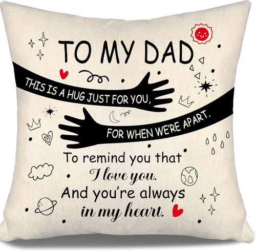 Miniatura 14 de Fundas de almohada para nieto de abuelos: este es un abrazo solo para ti cuando estamos separados para recordarte que te amamos y que siempre estás