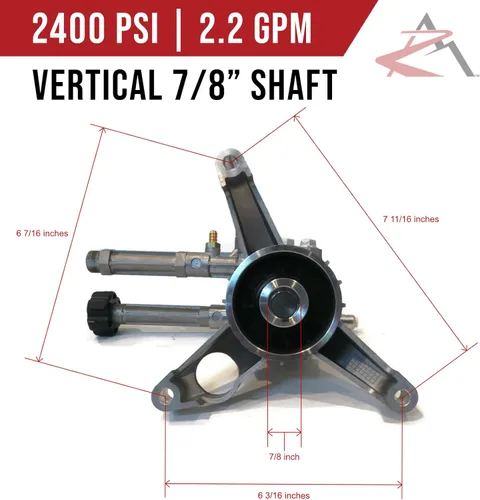 Miniatura 2 de Nuevo 2400 psi AR PRESIÓN DE PRESIÓN BOMBA DE AGUA Troy-Bilt 020337-1 020337-2, #id