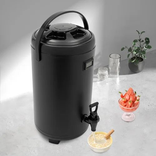 Miniatura 10 de Dispensador de bebidas calientes, dispensador de bebidas con aislamiento de acero inoxidable, dispensador de bebidas frías y calientes