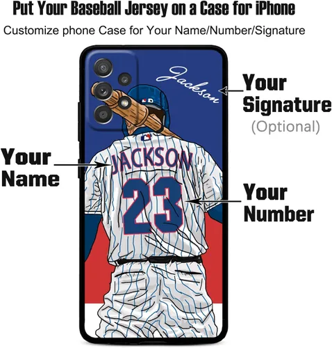 Miniatura 2 de Funda de béisbol personalizada con nombre y número para Samsung Galaxy Note 20/20 Ultra 10 Pro Note 9 8, silicona líquida con protección de cámara