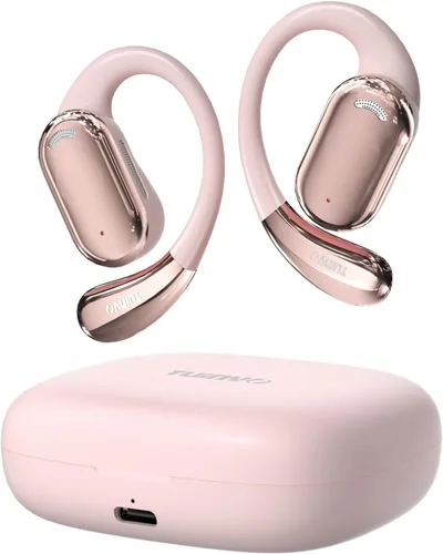 TUINYO Auriculares inalámbricos con ganchos para la oreja, resistentes al agua IPX5, conexión Bluetooth estable de un paso con larga transmisión, 40