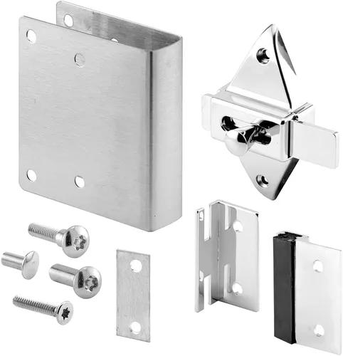 Sentry Supply 656-1003 "Qwik-Fix" Kit de reparación para puertas batientes de borde cuadrado de 1 pulgada (paquete individual), acero inoxidable
