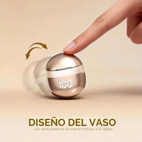 Miniatura 2 de Yihou Auriculares Audífonos Inalámbricos Bluetooth Invisibles Pequeños Mini para Dormir, Cómodos Diminutos para Dormir, los Más Pequeños de Perfil