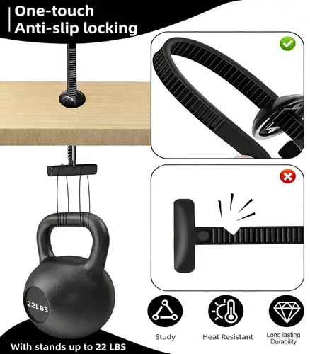 Miniatura 3 de Hebilla universal de nailon mejorada, clips de nailon multifuncionales de ajuste a presión, resistentes a los rayos UV, clips para guardabarros