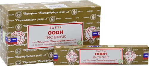 Miniatura 43 de EARTH Satya Nag Champa - Varillas de incienso prémium de 15 GMS (paquete de 12) (certificado verde) – Agarbatti enrollado naturalmente a mano