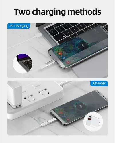 Miniatura 6 de ARKTEK Adaptador USB-C i OS Lightning (hembra) a USB tipo C (macho), solo adaptador de carga para iPhone 16 15 Series Galaxy S24/Note 20, Pixel 8