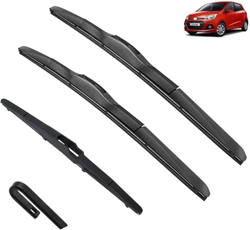 Miniatura 8 de Limpiaparabrisas de automóvil compatible con Hyundai i10 MK2 IA BA 2013-2022 Grand parabrisas parabrisas ventana cortador para brazos de gancho en U