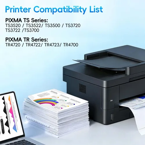 Miniatura 4 de Cartuchos de tinta 275XL 276XL PG-275XL CL-276XL de repuesto para cartuchos de tinta Canon 275 y 276 compatibles con TS3500 TS3520 TS3522 TS3700