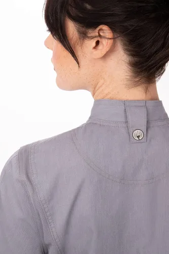 Miniatura 7 de Chef Works Abrigo de chef Springfield para mujer