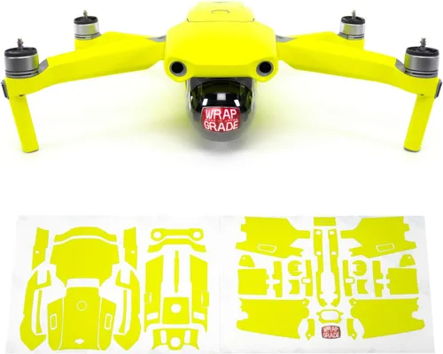 Miniatura 7 de Wrapgrade Unidad Principal Skin Compatible con DJI Mavic Air 2 (Titanio)