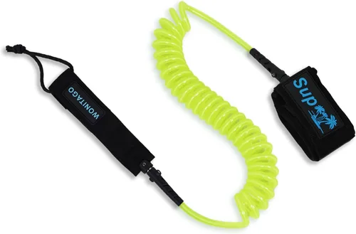 Miniatura 9 de Correa de SUP en espiral de alta calidad para tabla de remo de pie, cuerda de pierna, correa de muñeca para tabla de surf, tabla de remo, tabla