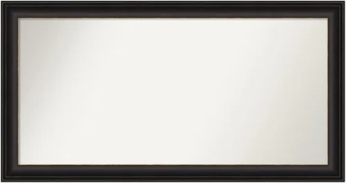Miniatura 225 de Amanti Art Espejo de baño de bronce para sobre el fregadero, 24 x 24 pulgadas, espejo cuadrado de bronce Lara para tocador, marco de madera