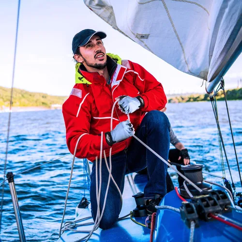 Miniatura 5 de Palmyth Guantes de pesca UV con protección solar, guante sin dedos para kayak, hombres y mujeres, UPF 50+ SPF para navegación, senderismo, remo