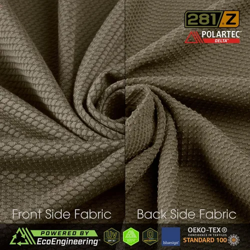 Miniatura 2 de 281Z Camisa militar de capa base que absorbe la humedad para hombre, entrenamiento táctico profesional del ejército, Polartec Delta, resistente al