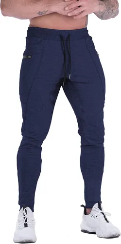 MAIKANONG Pantalones deportivos ajustados para hombre, pantalones de entrenamiento para gimnasio, correr, atletismo, casual