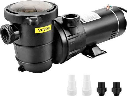 Miniatura 19 de VEVOR Bomba de piscina sobre el suelo, 2.5 HP, 148 GPM Max Flow Bomba de piscina de una sola velocidad, 220 V, 3450 RPM, elevación máxima de cabeza