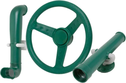 Juego de columpios para telescopio y volante, accesorio para columpio con logotipo SSS, color verde