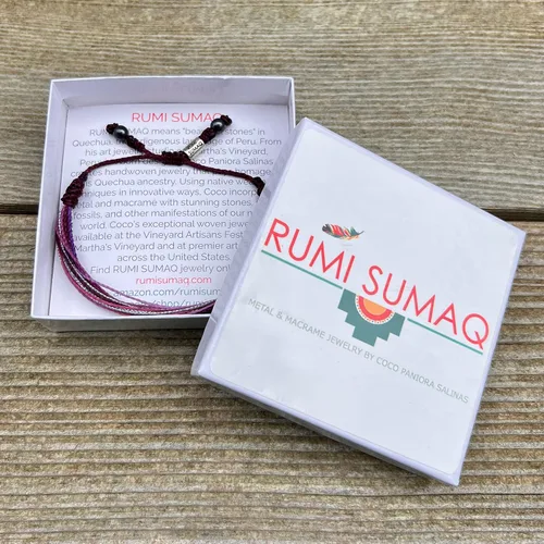 Miniatura 54 de Rumi Sumaq Pulsera de concientización para hombres, mujeres y niños – Pulsera de apoyo tejida ajustable anudada a mano – Pulsera de conciencia sutil