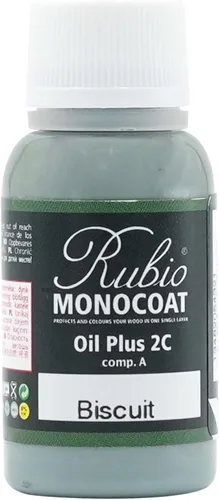 Miniatura 115 de Rubio Monocoat Muestra de Acabado de Aceite para Madera - Puro Aceite Plus Parte A Aceite de Linaza de Secado Rápido y Ecológico para Uso Pure